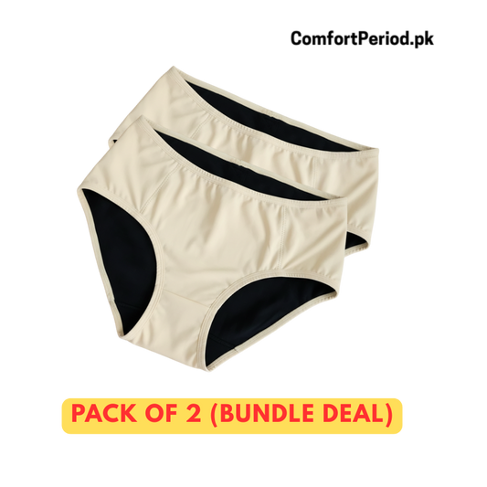 4 Layered Period Panties For Women (Pack of 2 Bundle)
